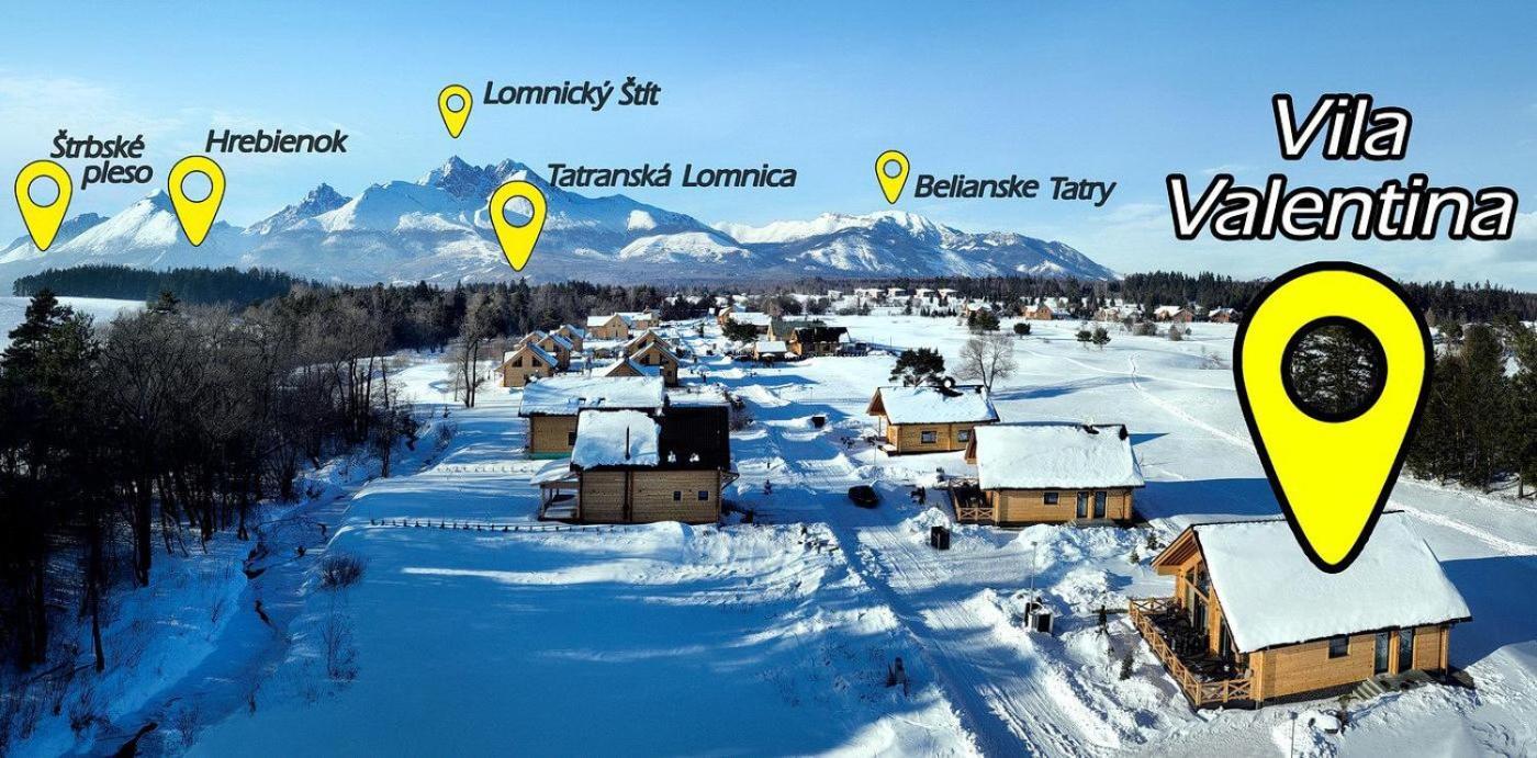 Vila Valentina Vel'ka Lomnica Exteriör bild