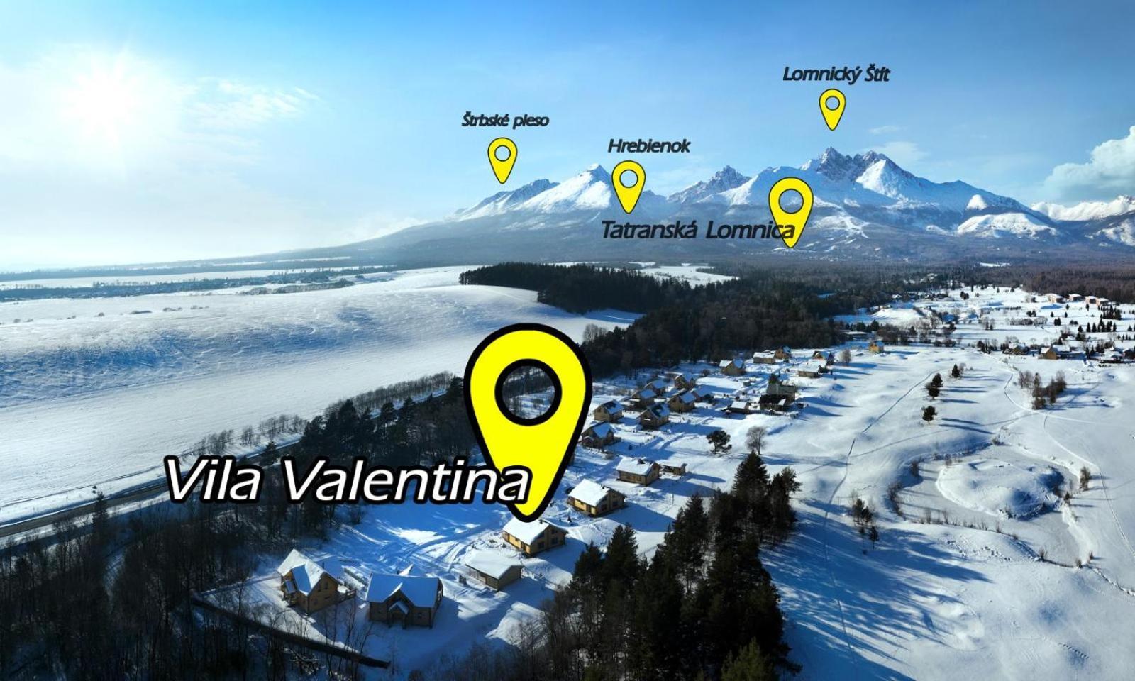 Vila Valentina Vel'ka Lomnica Exteriör bild